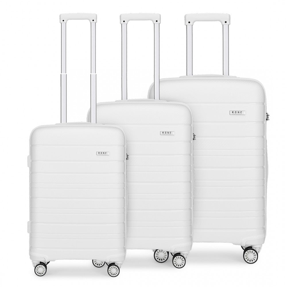 Kono Horizon 4 Wheel Hard Shell Suitcase with TSA Lock