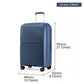 Kono Lightweight K2393L 4 Wheel Luggage With TSA Lock