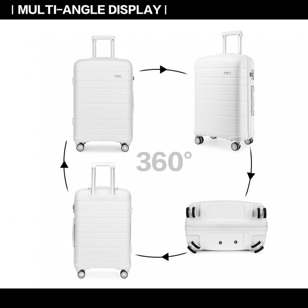 Kono Horizon 4 Wheel Hard Shell Suitcase with TSA Lock