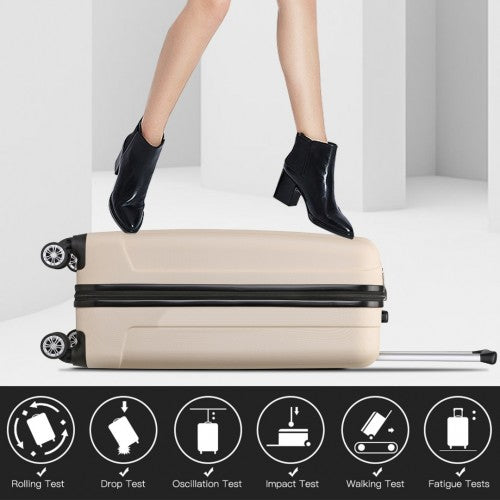 Kono K1773 Hard Shell Cabin Suitcase - 19 Inch