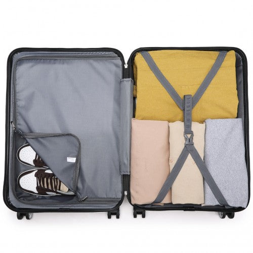 Kono K1871 Hard Shell Medium Suitcase - 24 Inch