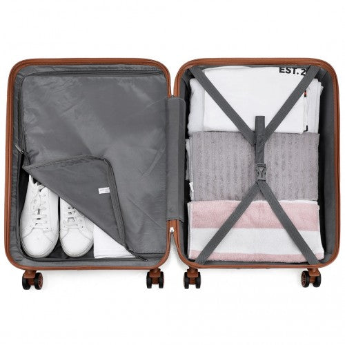 Kono K1871 Hard Shell Large Suitcase - 28 Inch
