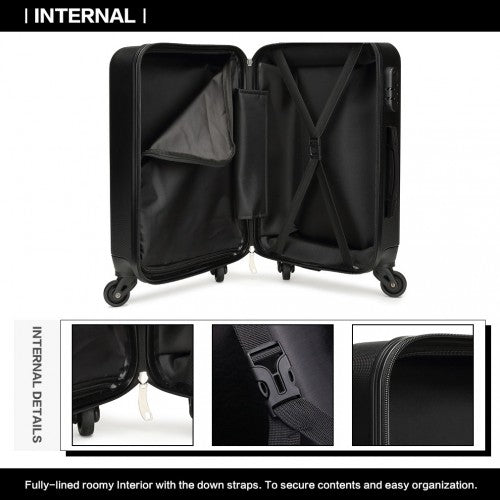 Kono K1872L Hard Shell Large Suitcase - 28 Inch