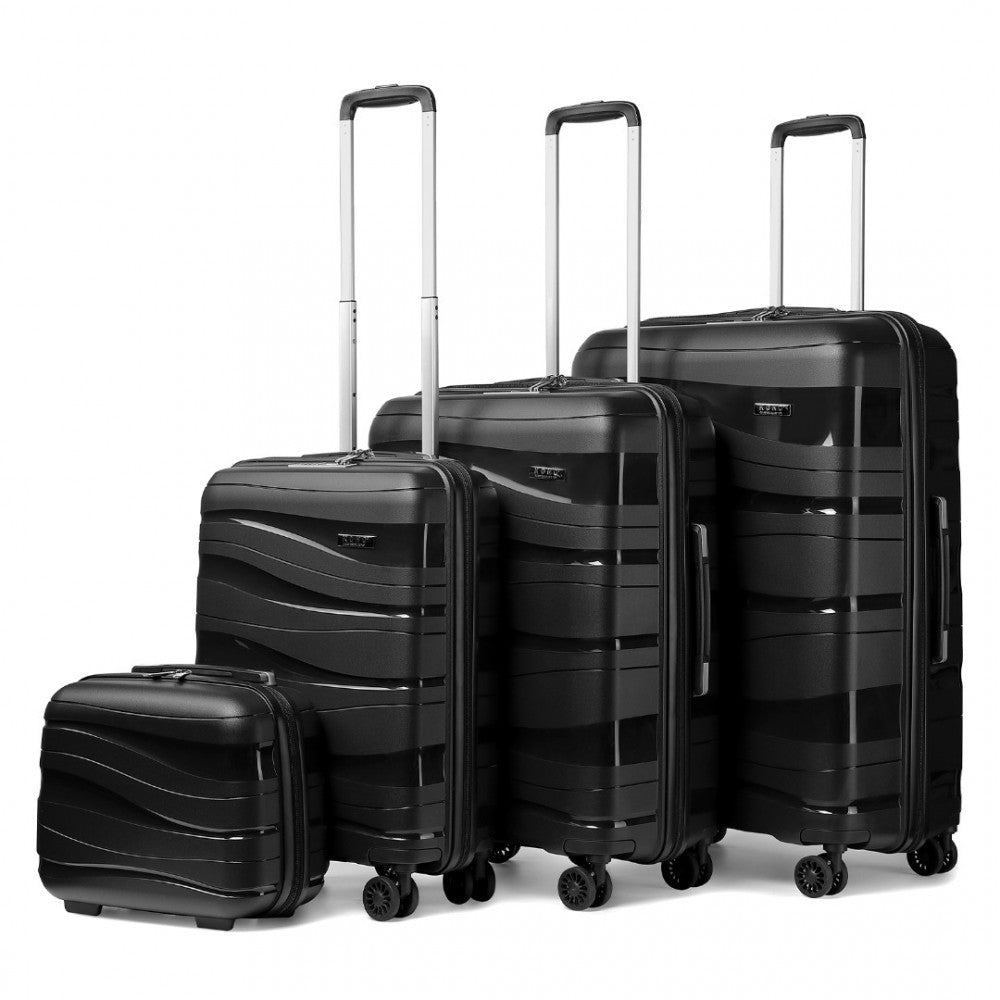 Kono K2094L Bright Hard Shell Suitcase With TSA Lock