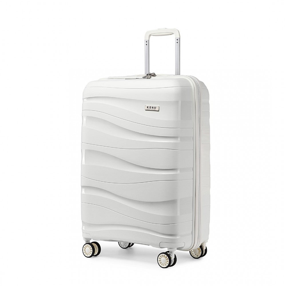 Kono K2094L Bright Hard Shell Suitcase With TSA Lock