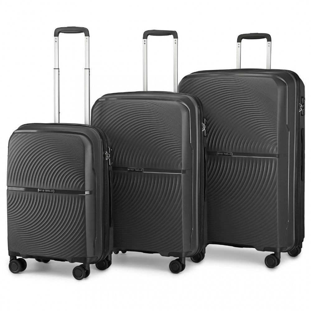 Kono Lightweight K2393L 4 Wheel Suitcase With TSA Lock