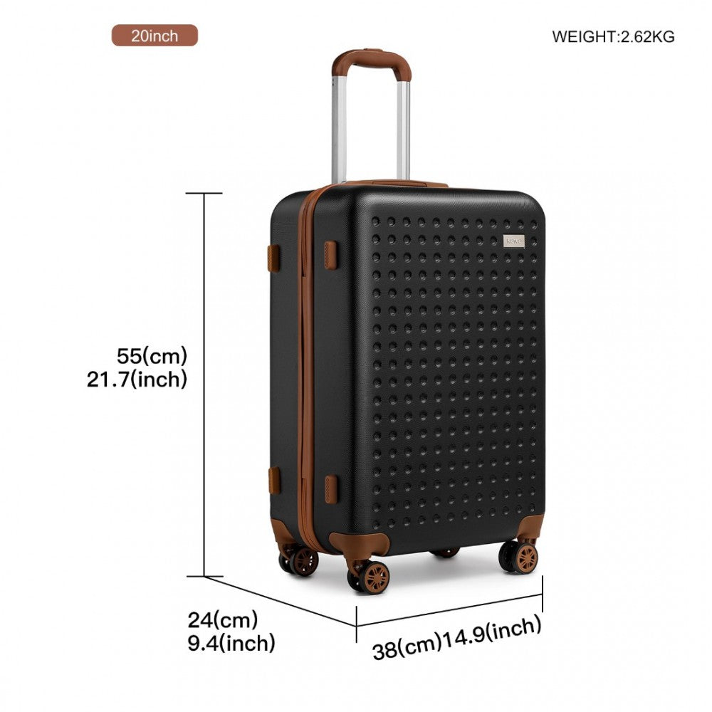 Kono Traveler K2394L Suitcase With TSA Lock