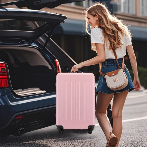 Kono KSK2477 Hard Shell 3 Piece Suitcase Set