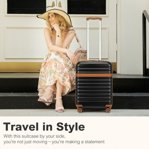 Kono KSK2484 Hard Shell Cabin Suitcase - 20 Inch