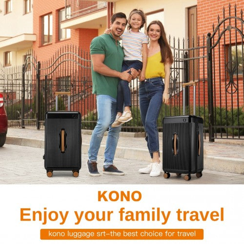Kono KSK2488 Hard Shell Medium Suitcase - 24 Inch