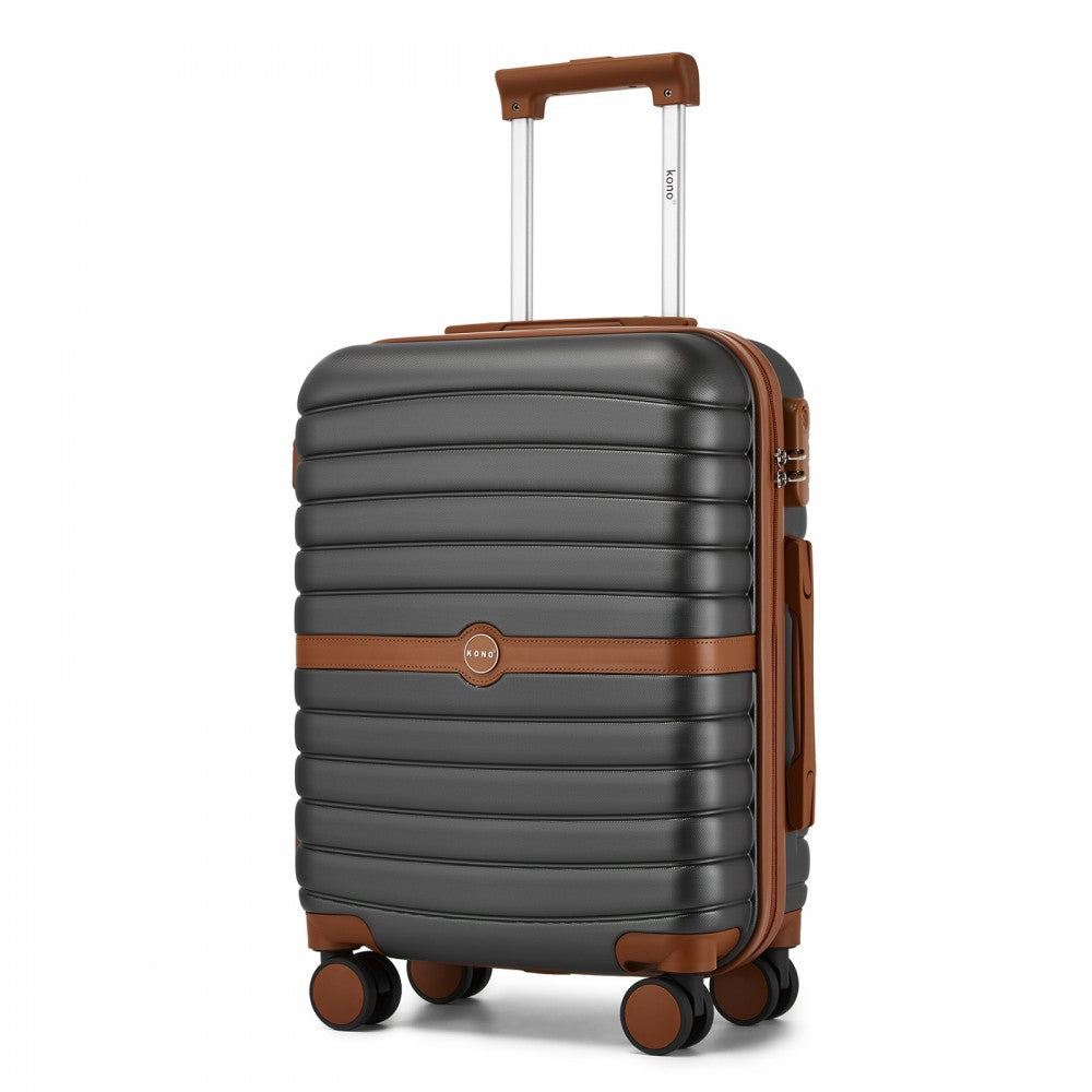Kono Holiday Lightweight 4 Wheel Suitcase With TSA Lock