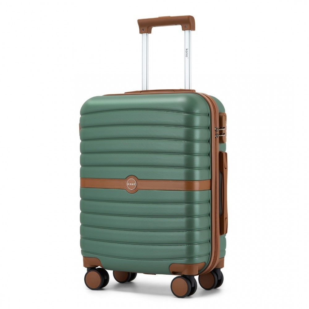 Kono Holiday Lightweight 4 Wheel Suitcase With TSA Lock