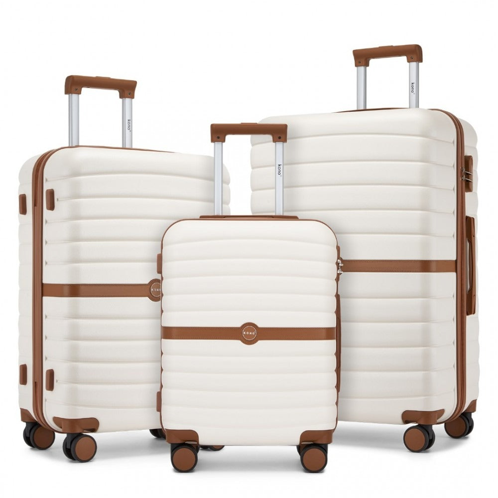 Kono Holiday Lightweight 4 Wheel Suitcase With TSA Lock
