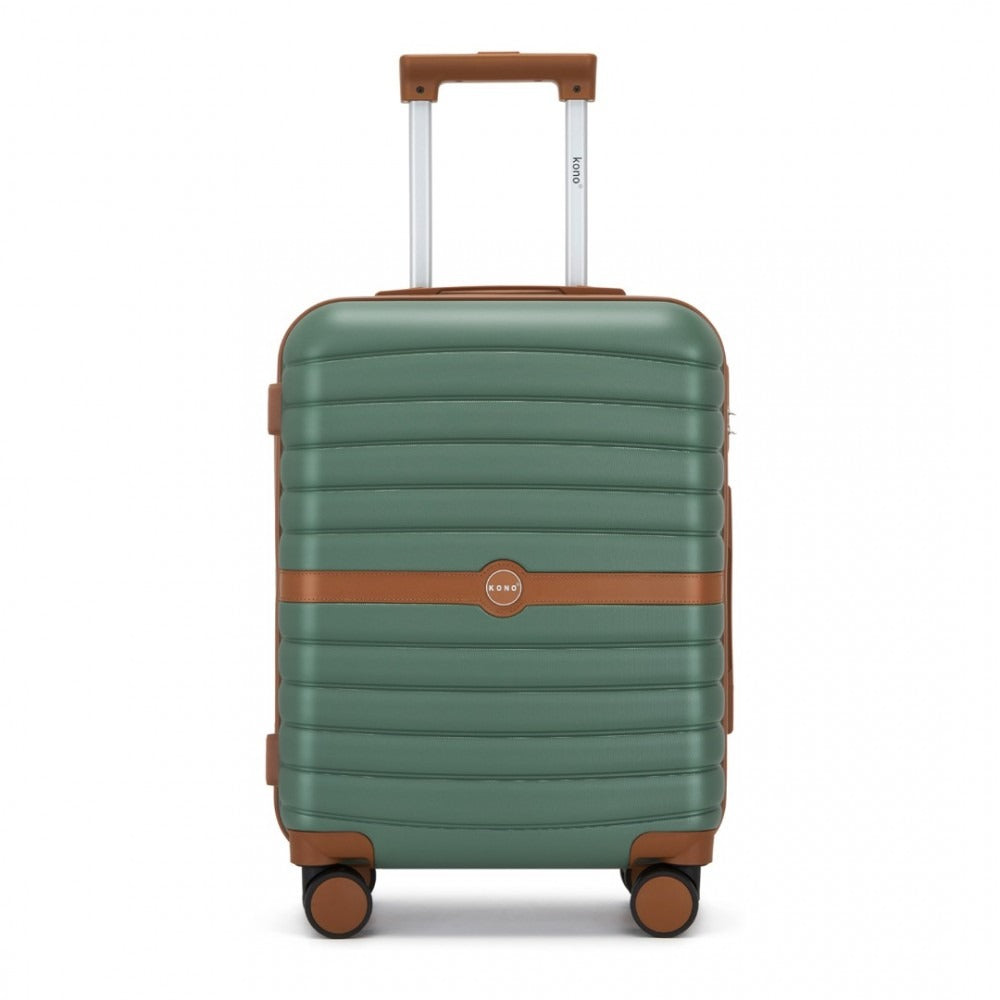 Kono Holiday Lightweight 4 Wheel Suitcase With TSA Lock