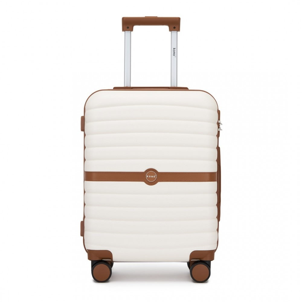 Kono Holiday Lightweight 4 Wheel Suitcase With TSA Lock