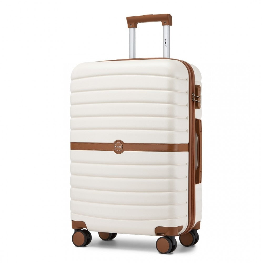 Kono Holiday Lightweight 4 Wheel Suitcase With TSA Lock