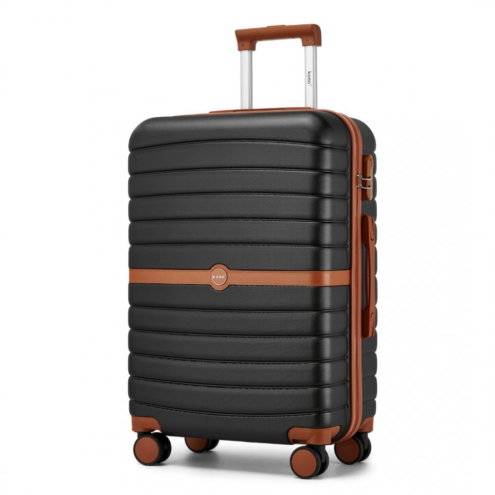 Kono Holiday Lightweight 4 Wheel Suitcase With TSA Lock