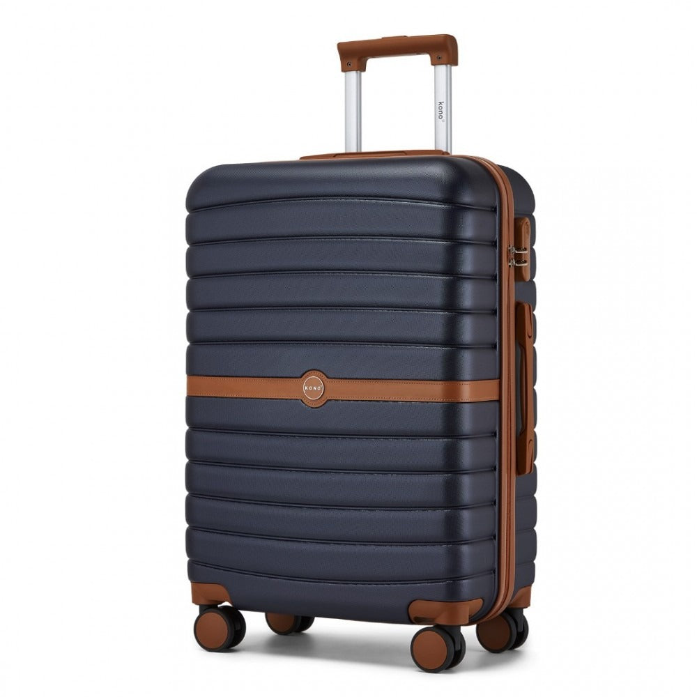 Kono Holiday Lightweight 4 Wheel Suitcase With TSA Lock
