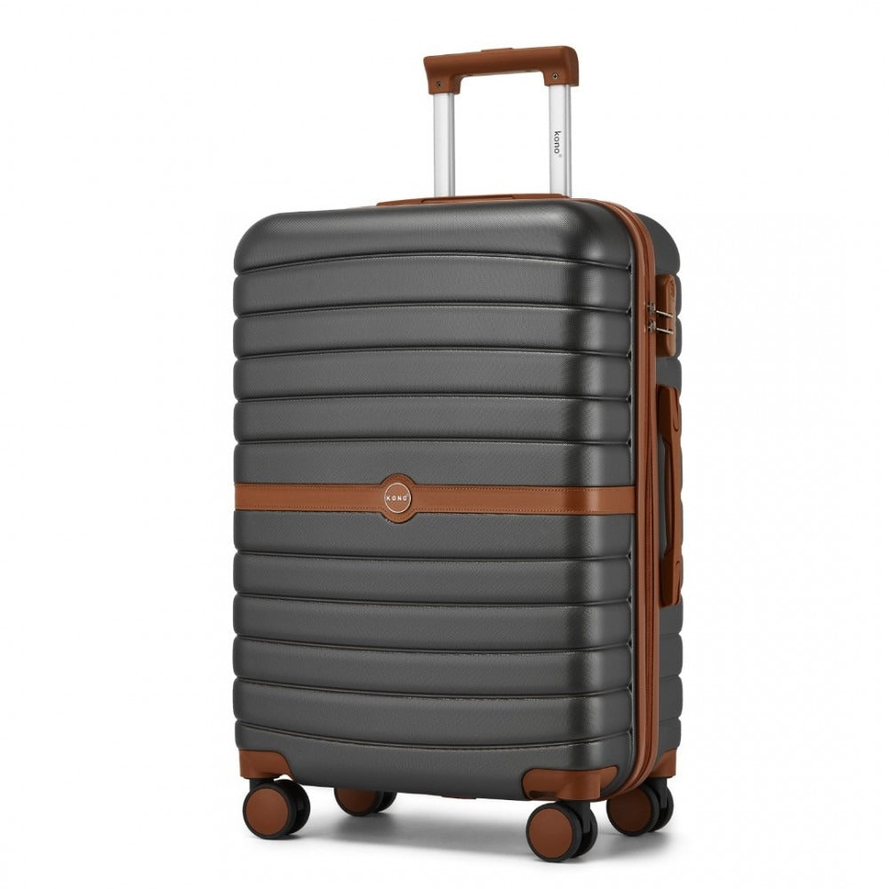 Kono Holiday Lightweight 4 Wheel Suitcase With TSA Lock