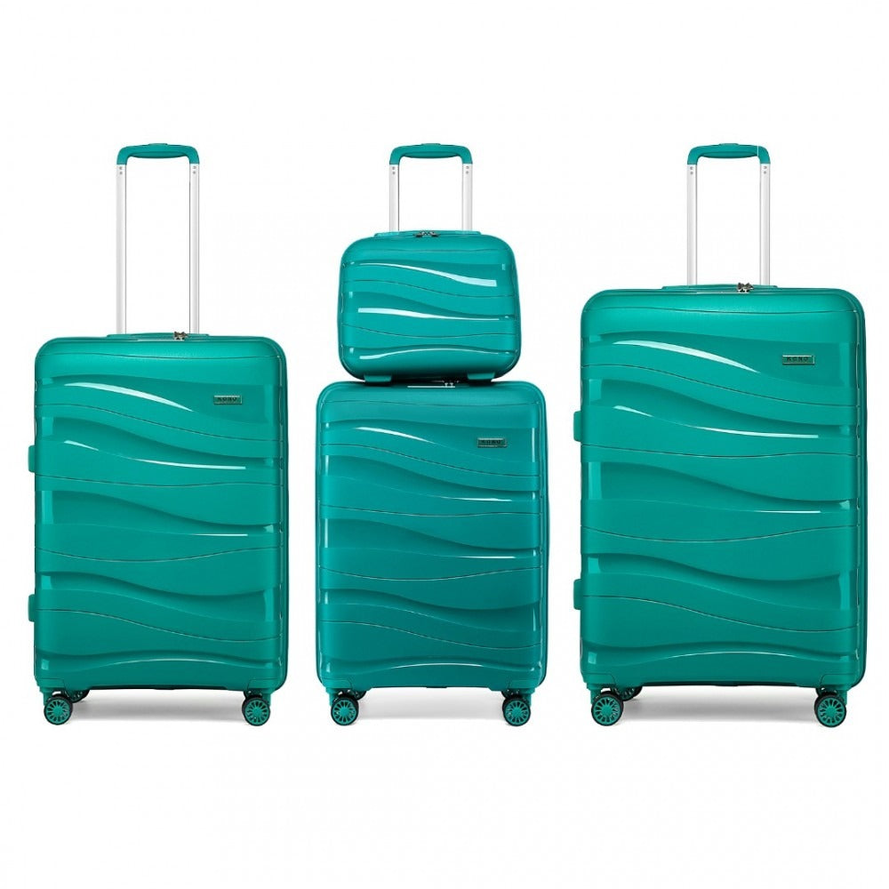 Kono Roamer Bright 4 Wheel Hard Shell Luggage With TSA Lock