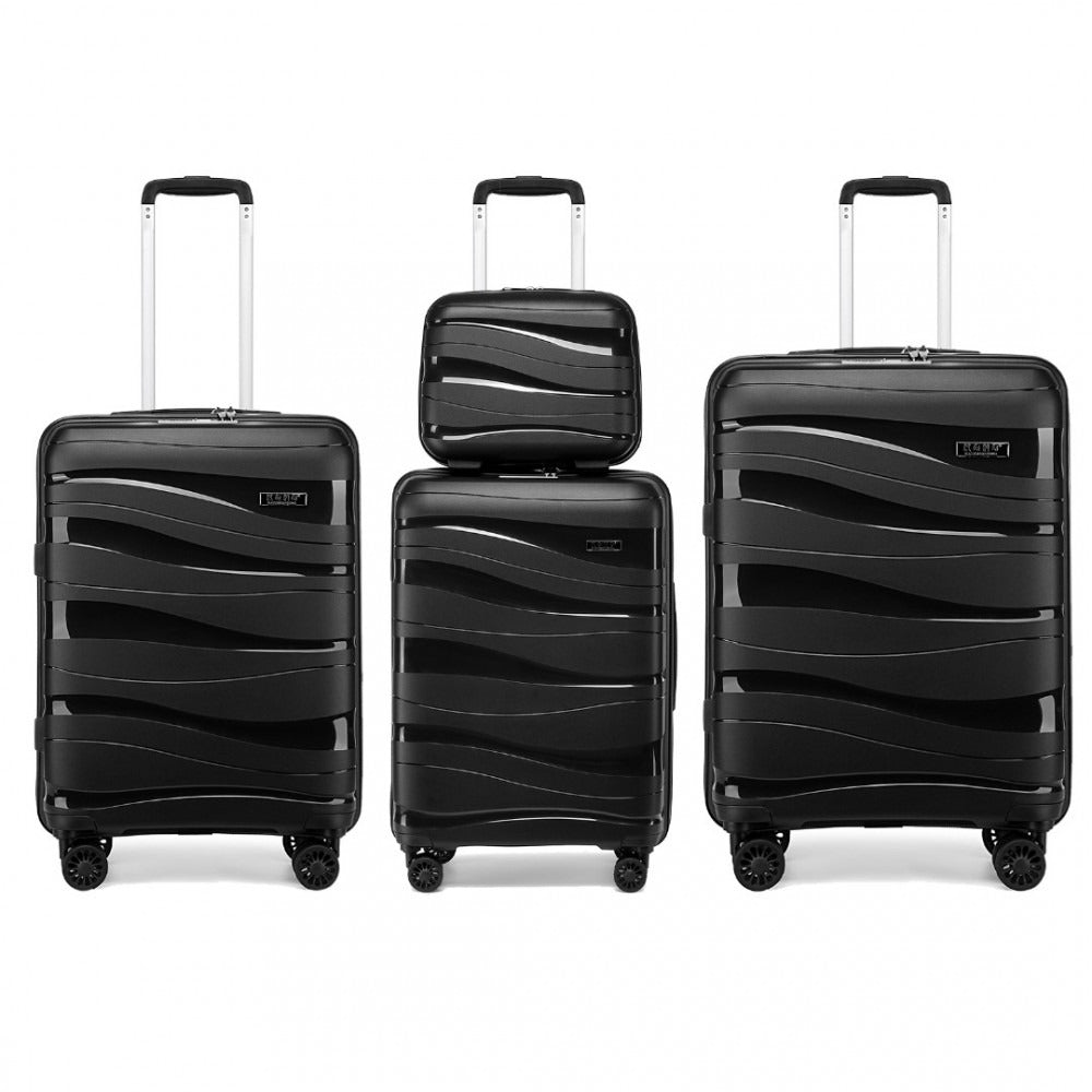 Kono Roamer Bright 4 Wheel Hard Shell Luggage With TSA Lock