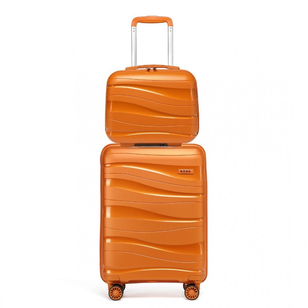 Kono Roamer Bright 4 Wheel Hard Shell Luggage With TSA Lock