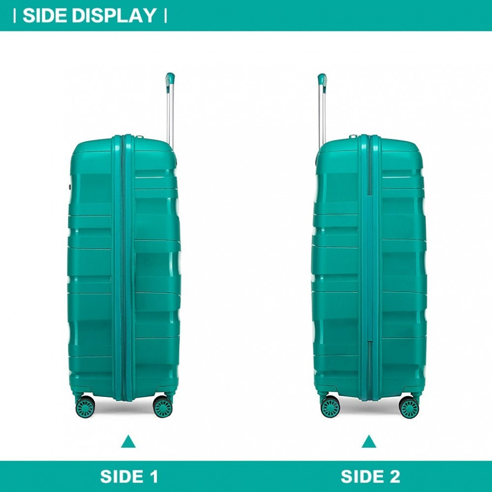 Kono Roamer Bright 4 Wheel Hard Shell Luggage With TSA Lock