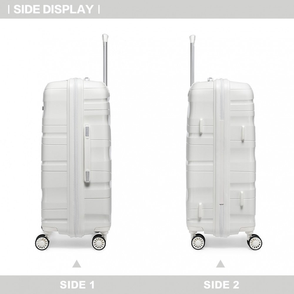 Kono Roamer Bright 4 Wheel Hard Shell Luggage With TSA Lock