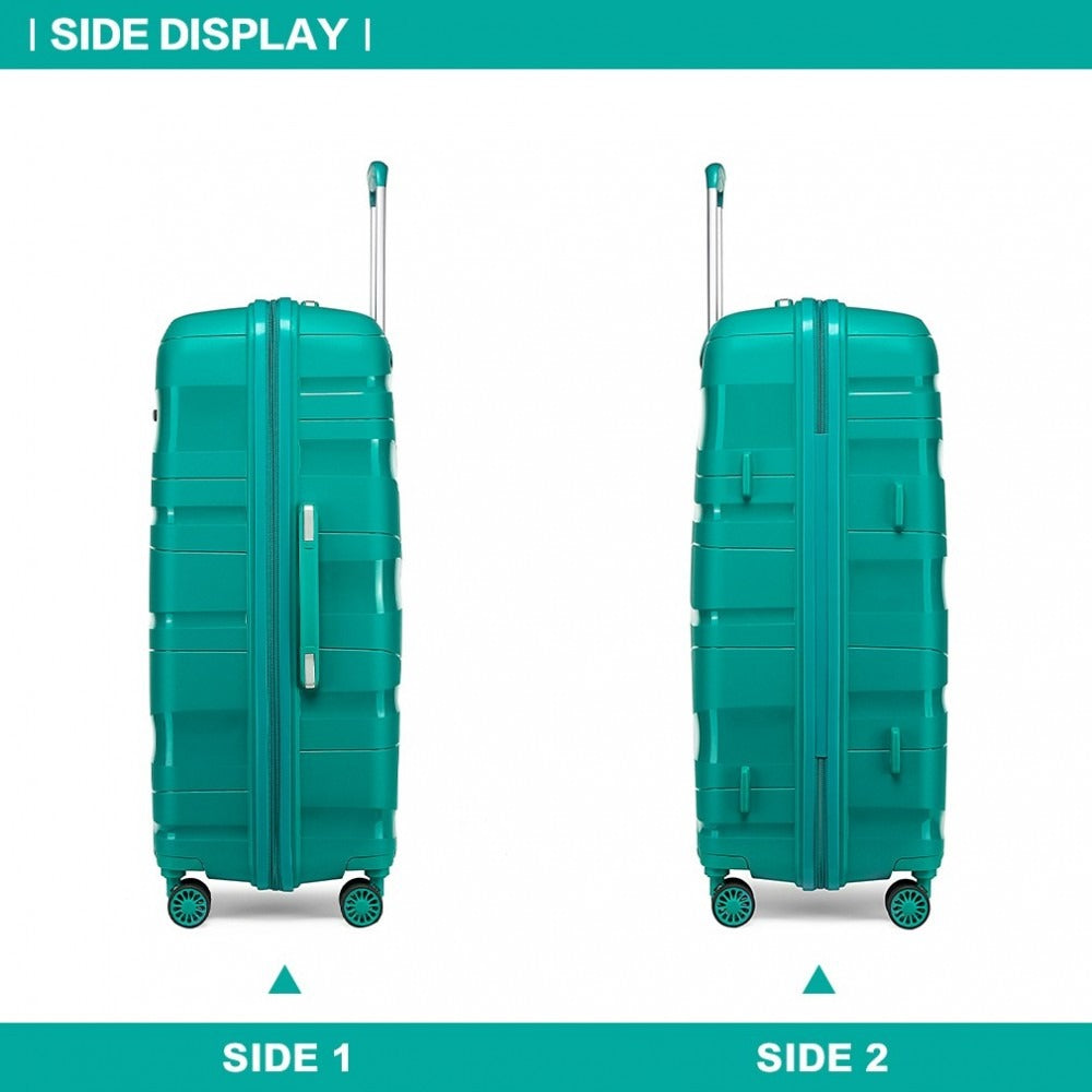 Kono Roamer Bright 4 Wheel Hard Shell Luggage With TSA Lock