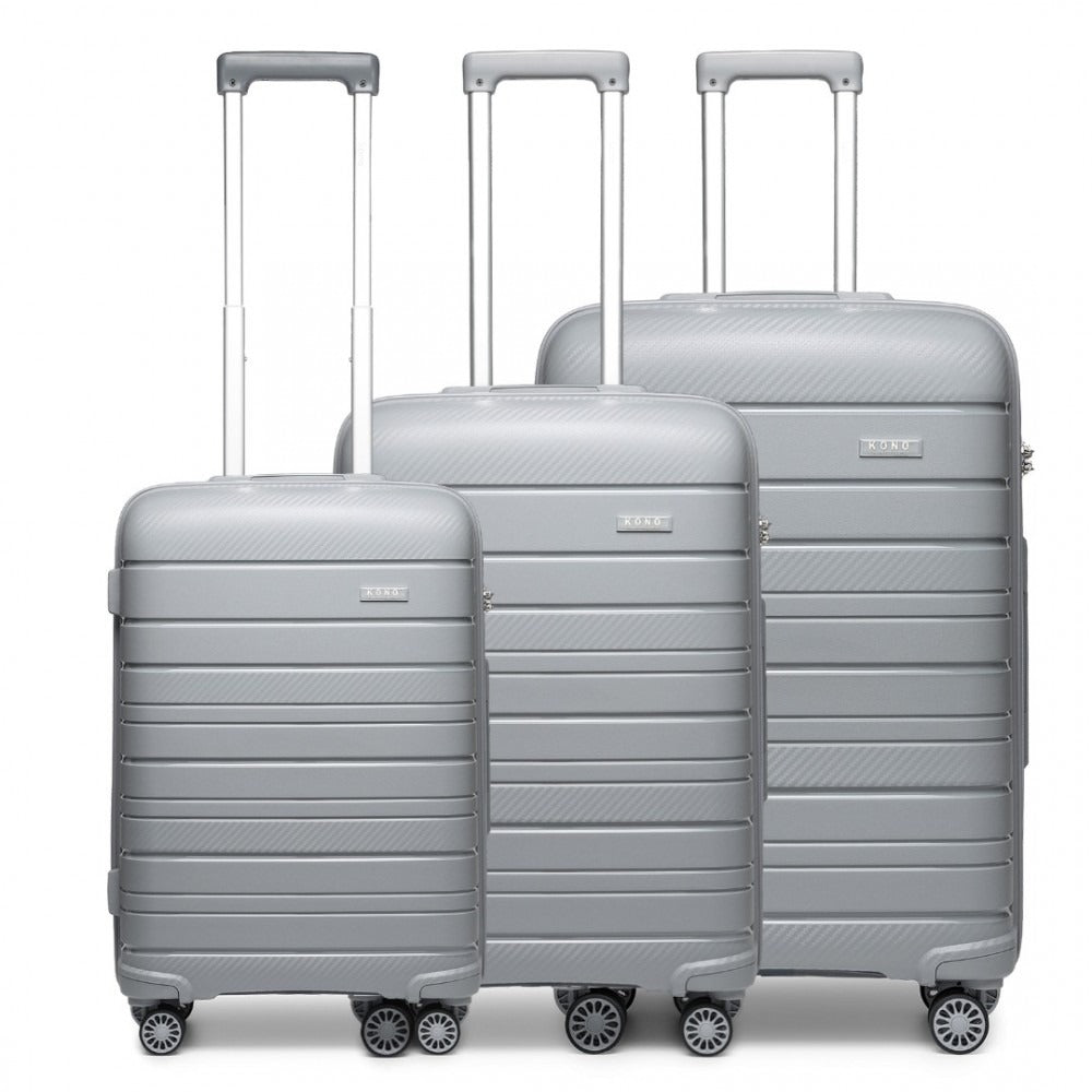 Kono Horizon 4 Wheel Hard Shell Suitcase with TSA Lock