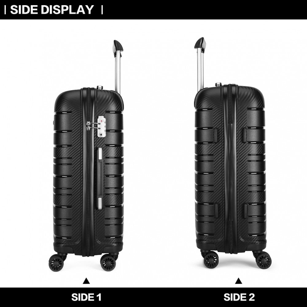 Kono Horizon 4 Wheel Hard Shell Suitcase with TSA Lock