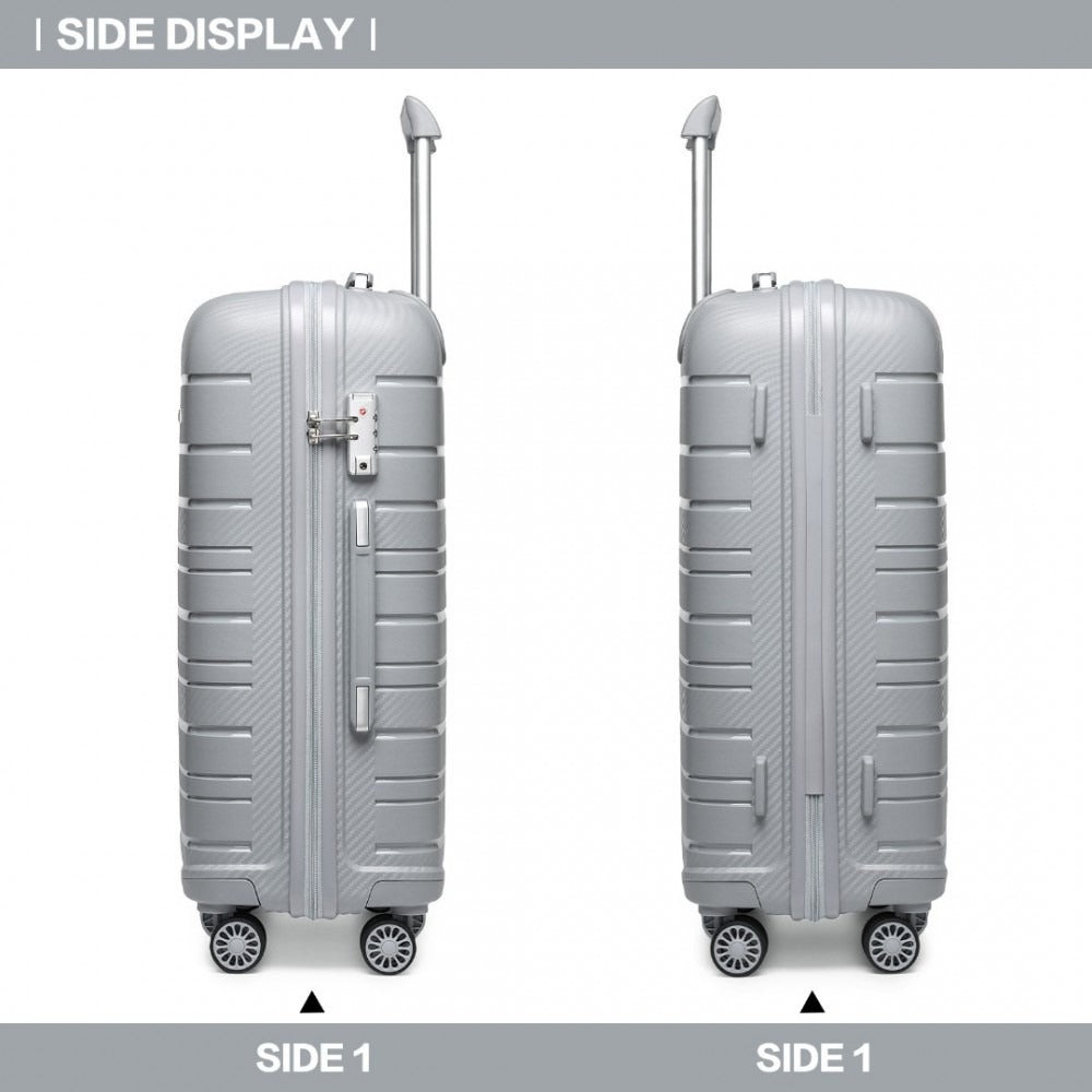 Kono Horizon 4 Wheel Hard Shell Suitcase with TSA Lock