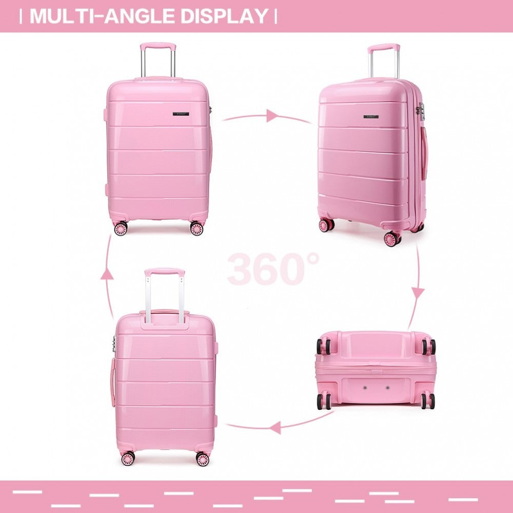 Kono K1997L Hard Shell Luggage With TSA Lock