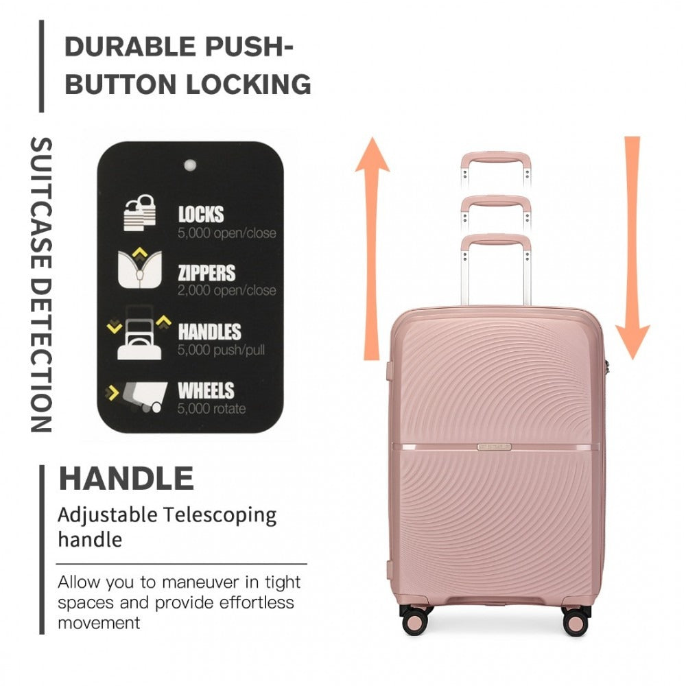 Kono Drift 4 Wheel Lightweight 4 Wheel Luggage With TSA Lock