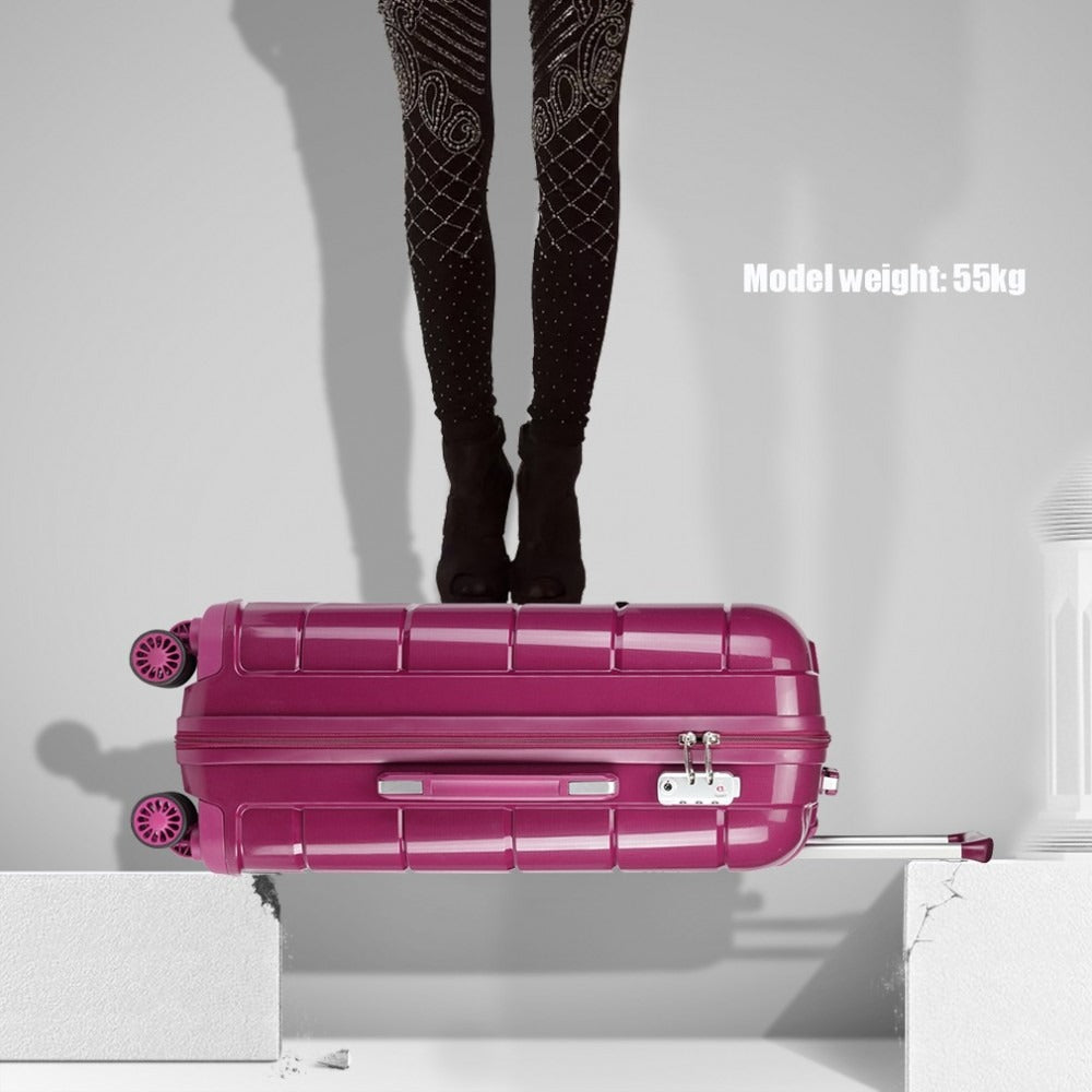 Kono K1997L Hard Shell Luggage With TSA Lock