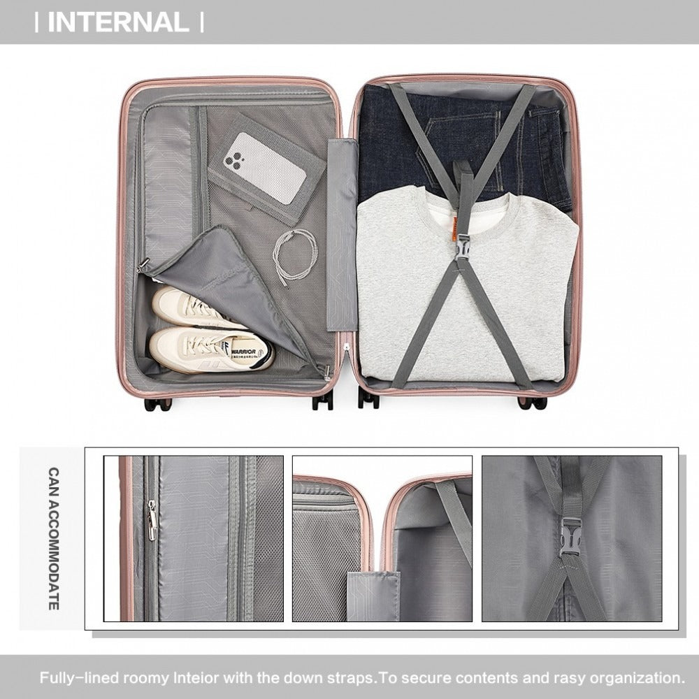 Kono Drift 4 Wheel Lightweight 4 Wheel Luggage With TSA Lock
