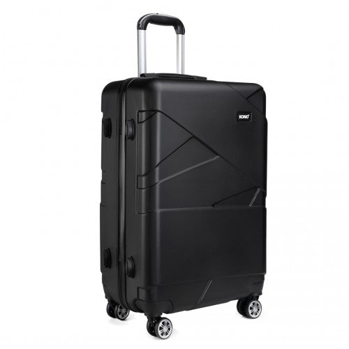 Kono Lichtgewicht Hard Shell Koffer Travel Carry On Bagage, Zwart, Cabin 20 Inch, Cabine Hard Shell Kono Lichtgewicht Hard Shell Koffer Travel Carry On Bagage, Zwart, Cabin 20 Inch, Cabine Hard Shell