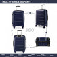 Kono K1997L Hard Shell Suitcase With TSA Lock