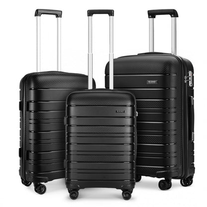 Kono K2091L Hard Shell PP (Polypropylene) Suitcase With TSA Lock