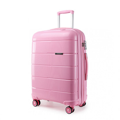 Kono K1997L Hard Shell PP (Polypropylene) Suitcase With TSA Lock