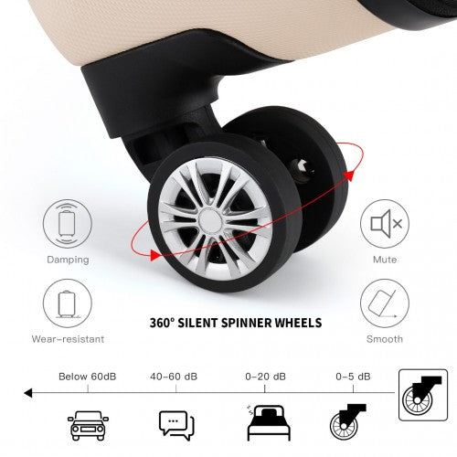 Kono K1773 Hard Shell Cabin Suitcase - 19 Inch