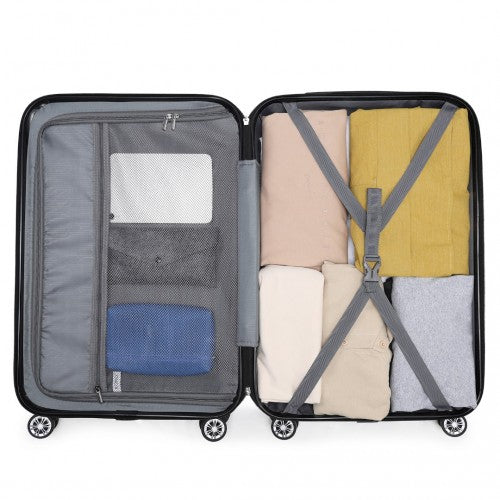 Kono K1773 Hard Shell Medium Suitcase - 24 Inch