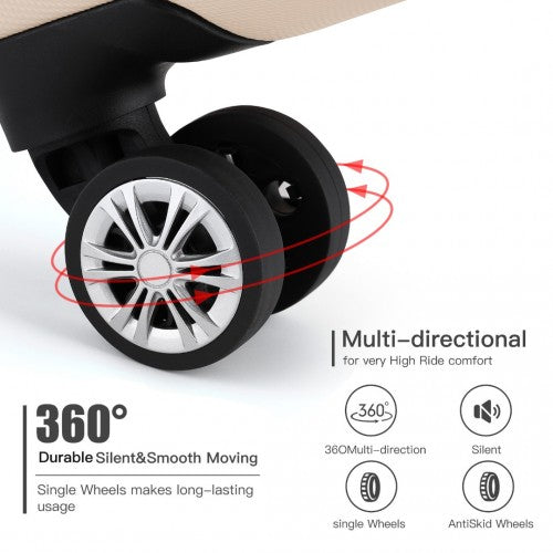 Kono K1773 Hard Shell Medium Suitcase - 24 Inch