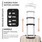 Kono K1773 Hard Shell Large Suitcase - 28 Inch