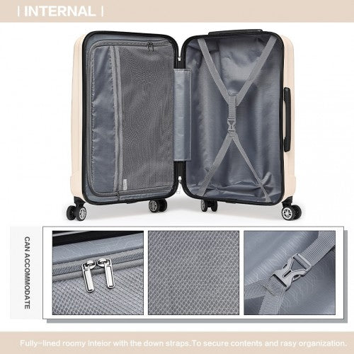 Kono K1773 Hard Shell Large Suitcase - 28 Inch