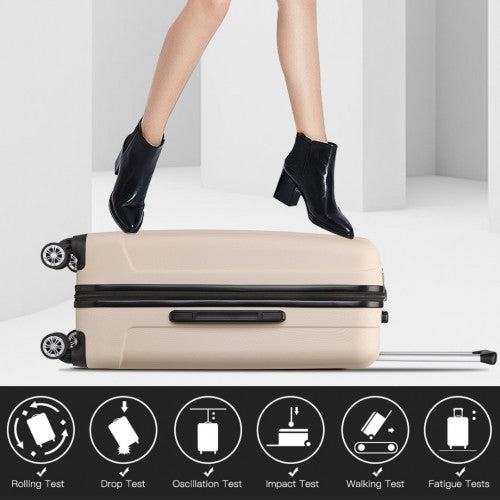 Kono K1773 Hard Shell Large Suitcase - 28 Inch