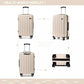 Kono K1773 Hard Shell Large Suitcase - 28 Inch