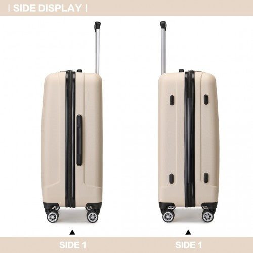 Kono K1773 Hard Shell Large Suitcase - 28 Inch