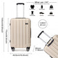 Kono K1773 Hard Shell 3 Piece Suitcase Set