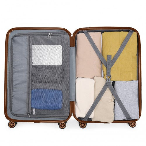 Kono K1773 Hard Shell Large Suitcase - 28 Inch